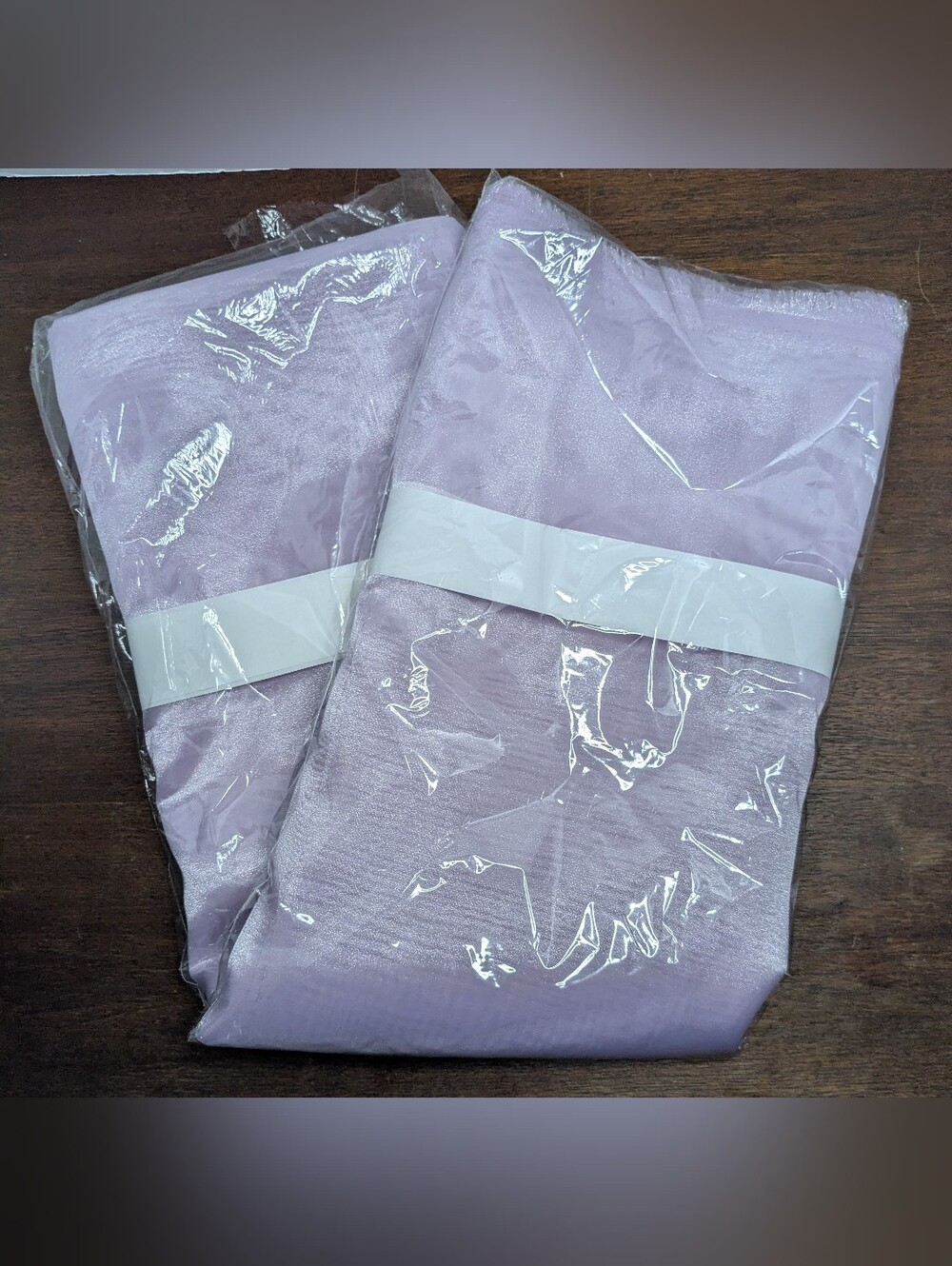 New Sew Sweet organza 8 yards  special occasion machine wash material Lavender
